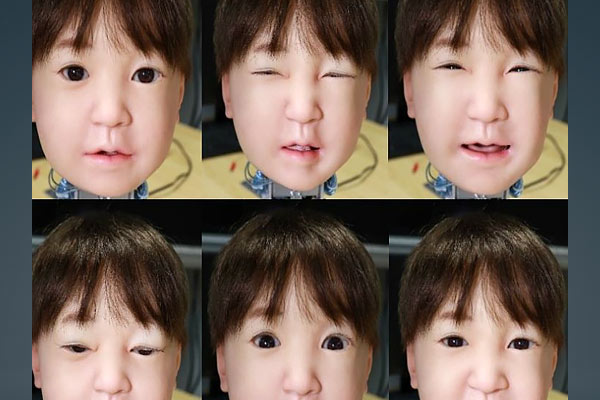 Japanese scientists made robot in child shape could feel pain Japanese scientists made robot in child shape could feel pain