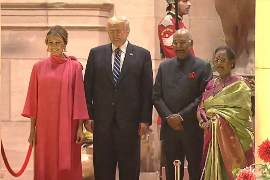 President Ram Nath Kovind hosts special dinner for Donald Trump and First Lady President Ram Nath Kovind hosts special dinner for Donald Trump and First Lady