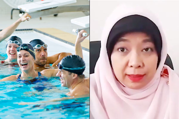 Women can get pregnant by swimming with men with strong sperm Women can get pregnant by swimming with men with strong sperm