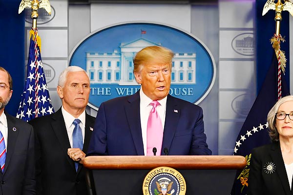 Trump returns to India to combat Corona virus soon after returning from India Trump returns to India to combat Corona virus soon after returning from India