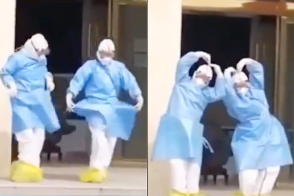 Corona virus Doctor shouts on improvement in patient condition, video goes viral Corona virus Doctor shouts on improvement in patient condition, video goes viral