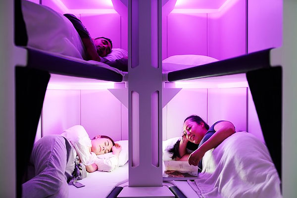Air New Zealand creates sleep pods for economy customers to snooze on long haul flights Air New Zealand creates sleep pods for economy customers to snooze on long haul flights