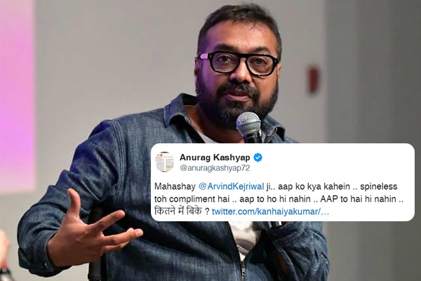 Anurag Kashyap stance on CM Kejriwal asked how many were sold Anurag Kashyap stance on CM Kejriwal asked how many were sold