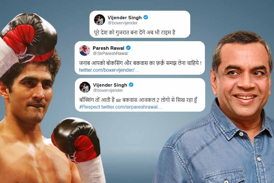 Tweet war between Vijender Singh and Paresh Rawal on Delhi violence Tweet war between Vijender Singh and Paresh Rawal on Delhi violence