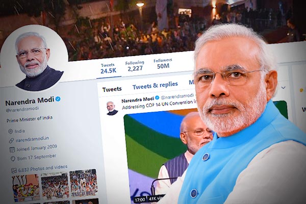 PM Modi thinks of giving up all social media accounts on March 8 PM Modi thinks of giving up all social media accounts on March 8