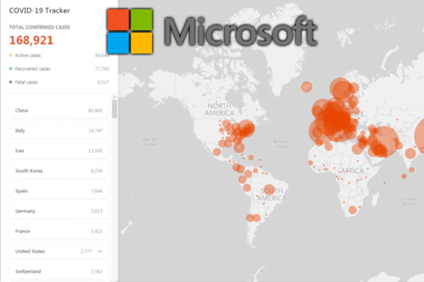 Coronavirus tracking website launched by Microsoft Coronavirus tracking website launched by Microsoft