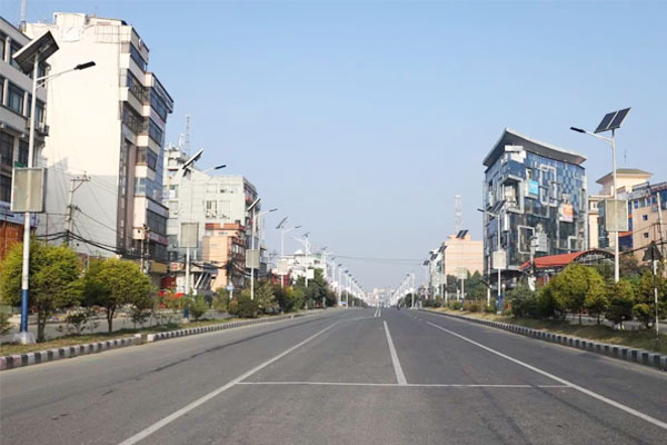 Entire Nepal closed, people strictly following lockdown Entire Nepal closed, people strictly following lockdown