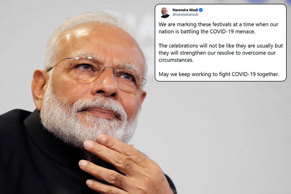 Celebrations will not be like they are usually says PM Modi on traditional new year Celebrations will not be like they are usually says PM Modi on traditional new year