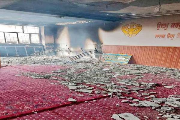 Terrorist attack on gurudwara in Kabul four killed more than 100 prisoners Terrorist attack on gurudwara in Kabul four killed more than 100 prisoners