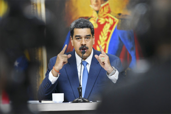 Venezuelan leader Nicolas Maduro fired back at the US dismissing the narco-terrorism charge Venezuelan leader Nicolas Maduro fired back at the US dismissing the narco-terrorism charge