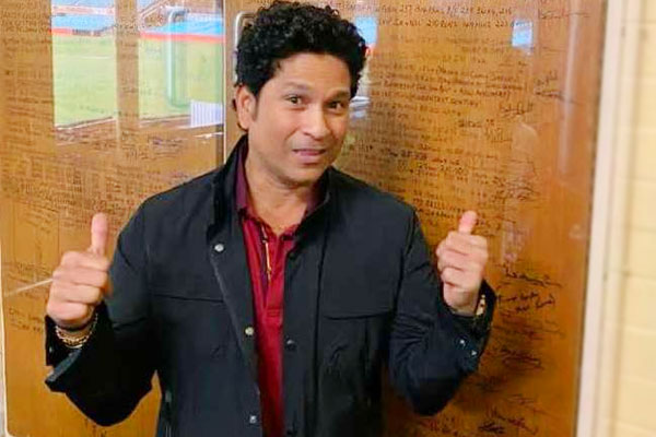 The God of cricket also joined the battle with Corona The God of cricket also joined the battle with Corona
