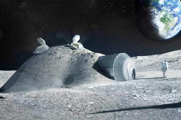 Astronauts may use their own pee to construct future moon habitats Astronauts may use their own pee to construct future moon habitats