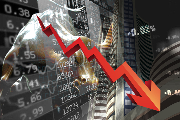 Stock market opens with decline and Sensex 365 and Nifty opened below 103 points Stock market opens with decline and Sensex 365 and Nifty opened below 103 points