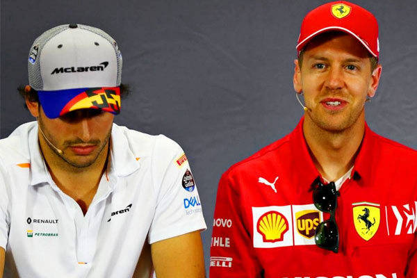 Carlos Sainz to replace Formula One champion Sebastian Vettel in Ferrari Carlos Sainz to replace Formula One champion Sebastian Vettel in Ferrari