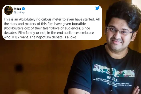Nepometer absolutely ridiculous tweets director Milap Zaveri defends Alia Bhatt Sadak 2 Nepometer absolutely ridiculous tweets director Milap Zaveri defends Alia Bhatt Sadak 2