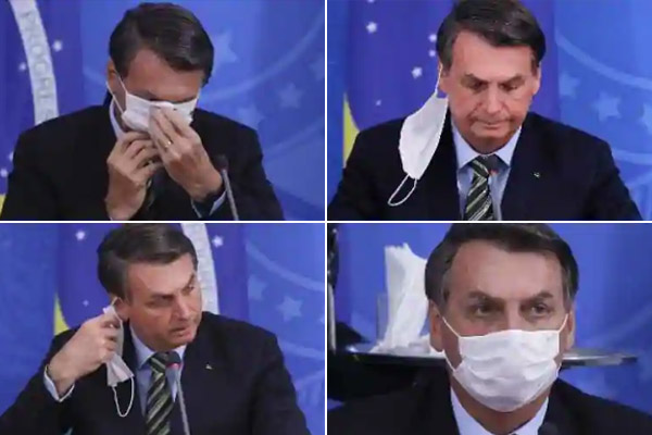 Brazilian media community to sue Jair Bolsonaro as he put off his mask in front of reporters despite Brazilian media community to sue Jair Bolsonaro as he put off his mask in front of reporters despite