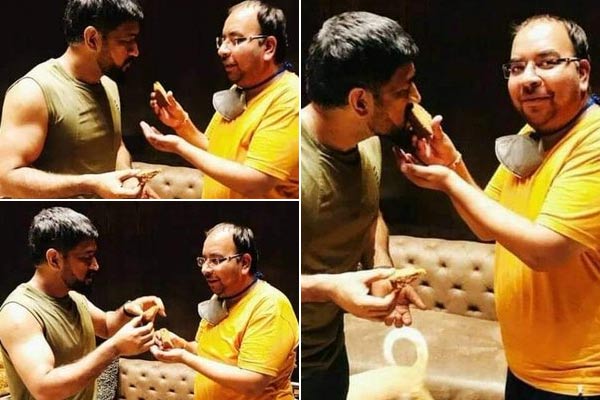 Pictures of MS Dhoni celebrating his 39th birthday go viral on social media Pictures of MS Dhoni celebrating his 39th birthday go viral on social media