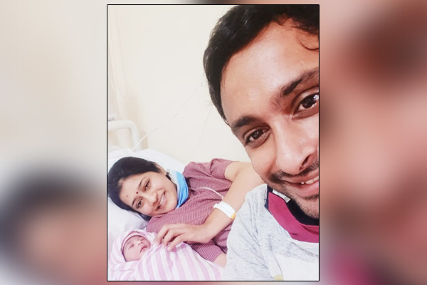 Ambati Rayudu and wife Vidya blessed with a baby girl Ambati Rayudu and wife Vidya blessed with a baby girl