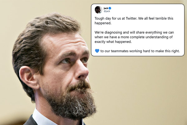 Feel terrible this happened Tough day for us Jack Dorsey on Twitter hack Feel terrible this happened Tough day for us Jack Dorsey on Twitter hack