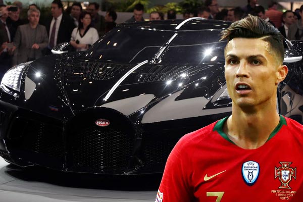 Cristiano Ronaldo buys world most expensive car Bugatti La Voiture Noire Cristiano Ronaldo buys world most expensive car Bugatti La Voiture Noire