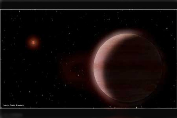 In a first radio telescopes find a Saturn-like planet around a main-sequence star In a first radio telescopes find a Saturn-like planet around a main-sequence star