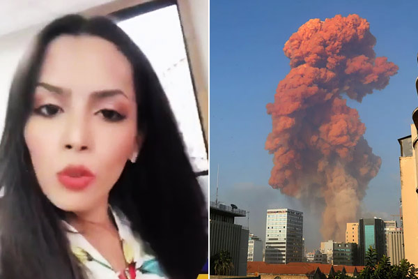 Journalist was conducting live interview when Beirut blast shook her office Journalist was conducting live interview when Beirut blast shook her office