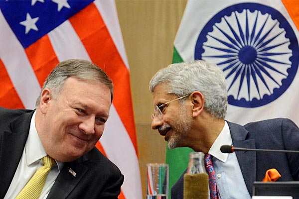 America India together on every front Pompeo after talks with S. Jaishankar America India together on every front Pompeo after talks with S. Jaishankar