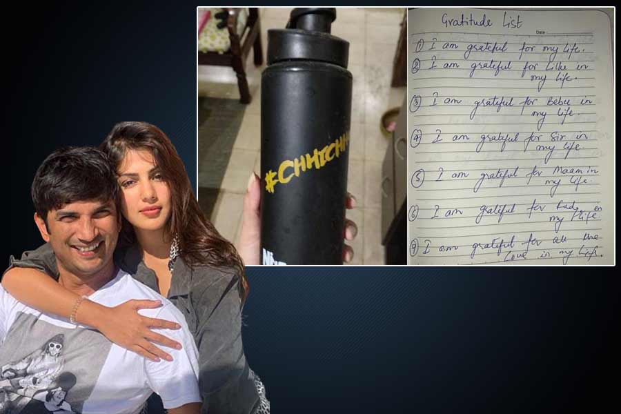 The only property I possess Rhea Chakraborty shares page from Sushant Singh Rajput written diary The only property I possess Rhea Chakraborty shares page from Sushant Singh Rajput written diary