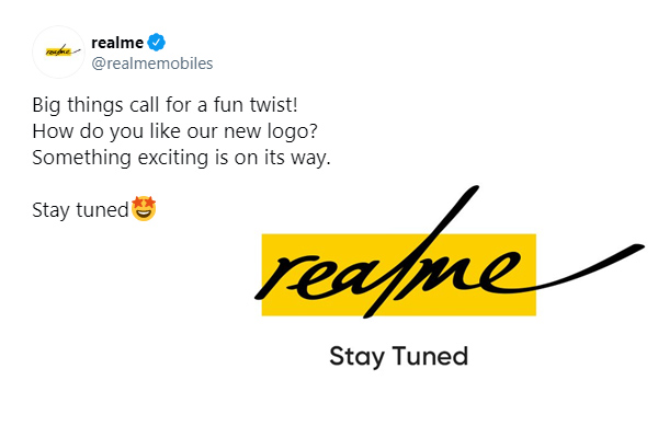 Realme again changed its logo gave information through tweet Realme again changed its logo gave information through tweet