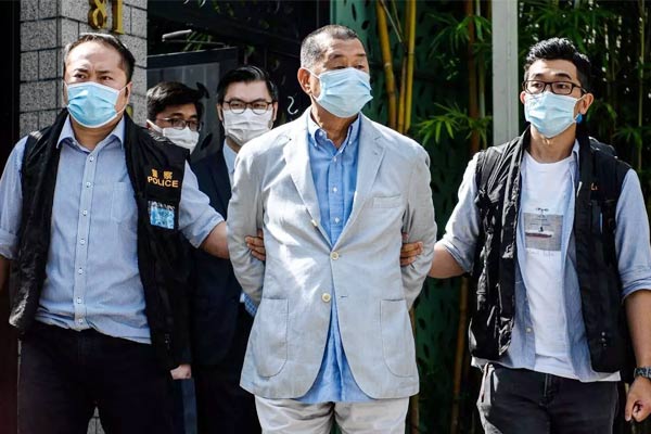 Trump lashed China over the arrest of veteran media person Lai in Hong Kong Trump lashed China over the arrest of veteran media person Lai in Hong Kong