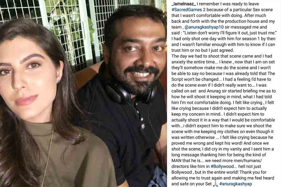 Elnaaz Norouzi Support To Anurag Kashyap Elnaaz Norouzi Support To Anurag Kashyap