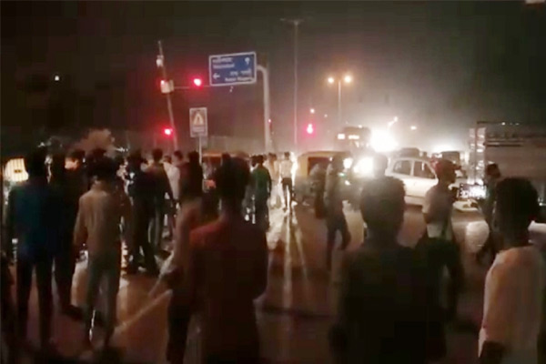 Road Accident in Delhi by Cluster Bus Road Accident in Delhi by Cluster Bus